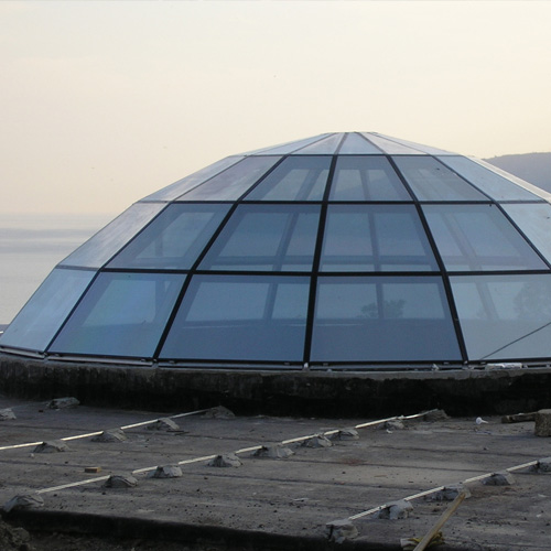 Ремонт стеклянного купола Верея