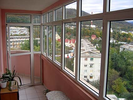 балконное пластиковое окно Верея